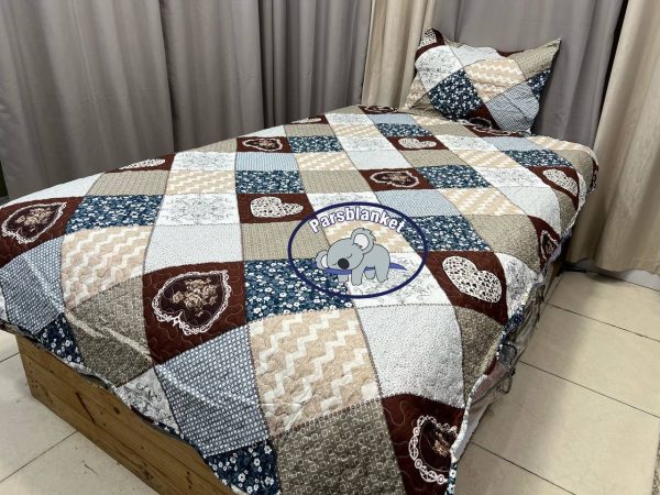روتختی پنبه دوزی یکنفره(یک و نیم متره)
