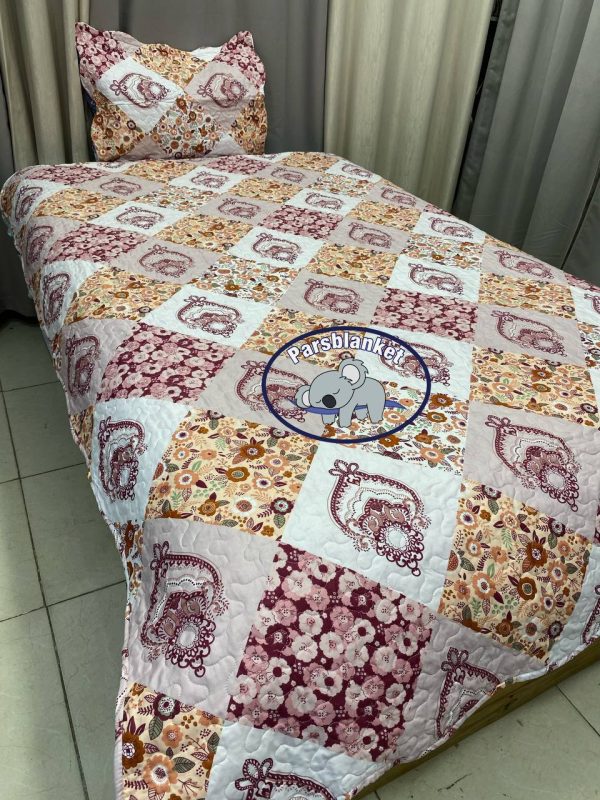 روتختی پنبه دوزی یکنفره(یک و نیم متره)