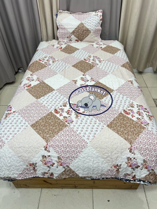 روتختی پنبه دوزی یکنفره(یک و نیم متره)