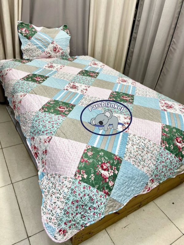 روتختی پنبه دوزی یکنفره(یک و نیم متره)